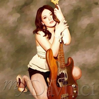 Hilary Duff Oil Painting Giclee - myDaVinci